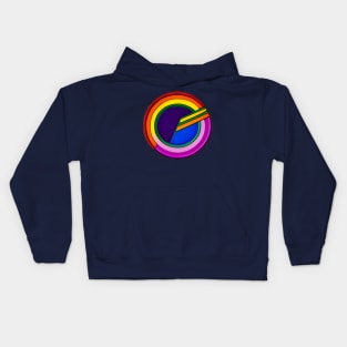 Circular Rainbow Kids Hoodie